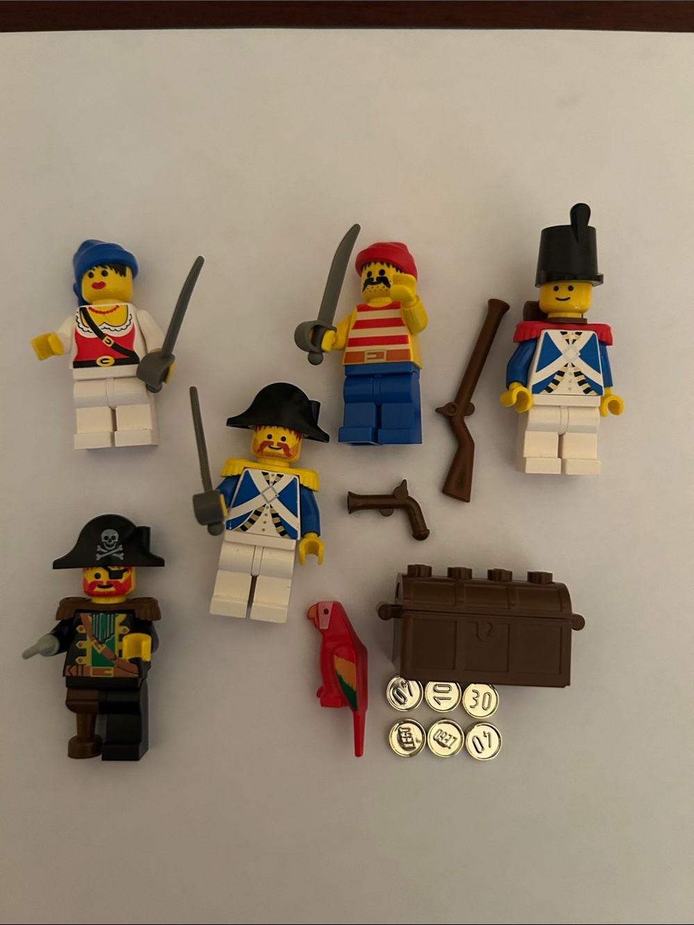 Lego Pirates 6251 Minifigures, complete set, without box